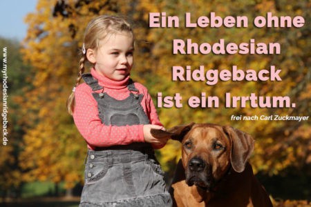 Rhodesian Ridgeback Zitate und Sprüche RhodesianRidgeback.de